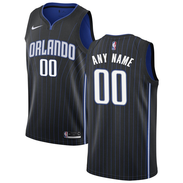 Youth Black Orlando Magic Active Player Custom Stitched Basketball Jersey